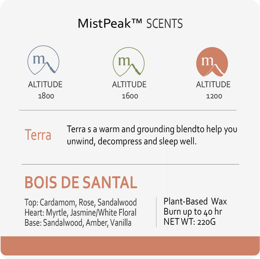 Altitude 500 Terra I BOIS DE SANTAL